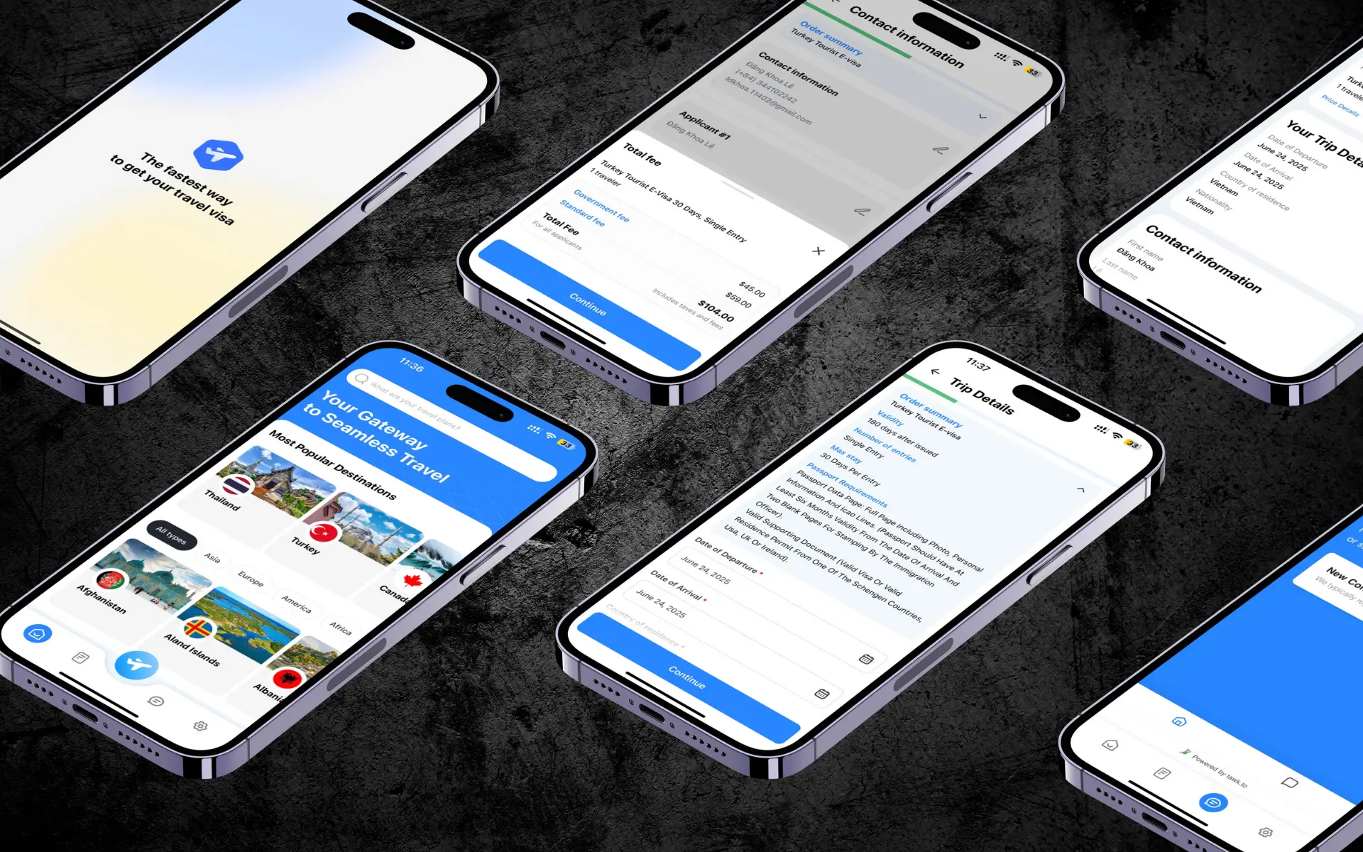 190 Evisa Mobile App
