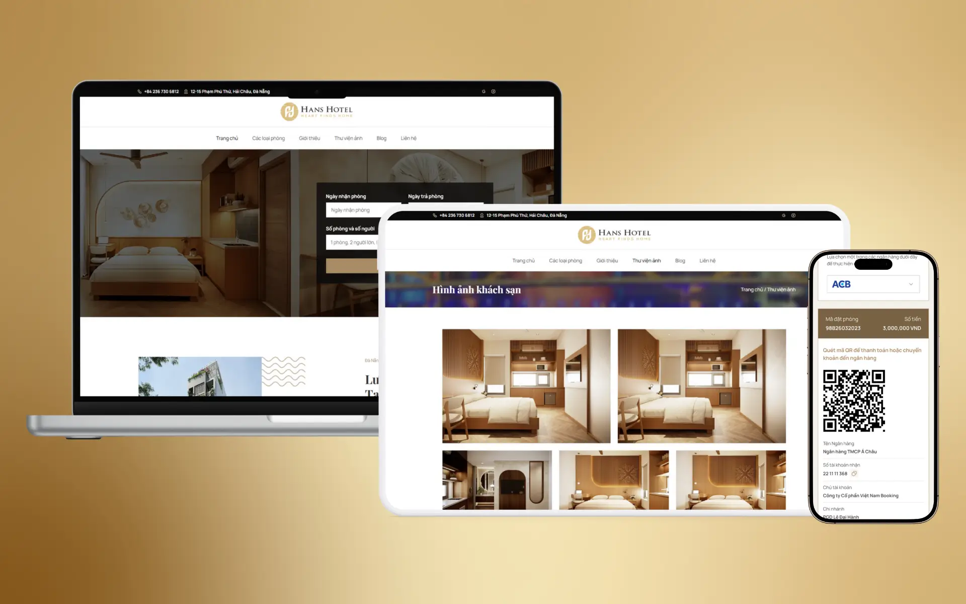 Hans Hotel Website